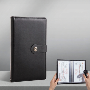 deli | Waterproof Bank Document Organizer Leather
