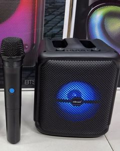 BLUETOOTH SPEAKER PORTABLE MINI KARAOKE WIRELESS MICROPHONE