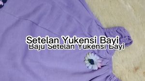 Genta Lima - Baju Bayi Perempuan Setelan Bahan Kaos 3 bl & 1 th