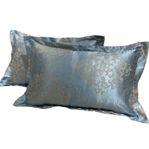 European Style Pure Cotton Embroidered Pillowcases Wedding Couples Latex Pillow Core Covers Washable All Seasons Rectangular