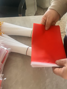 10Pcs 14x21cm Hand Flag / Bendera Stik Tangan Kain / Bendera Kecil Tangan