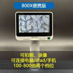 Portable Electronic Magnifying Glass with Screen for Textile Fabric Tobacco And Alcohol Printing Dot Inspection And Identification Microscope