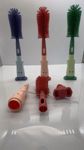 3 in 1 แปรงล้างขวดนมซิลิโคน สำหรับทําความสะอาดขวดนมเด็กทารก