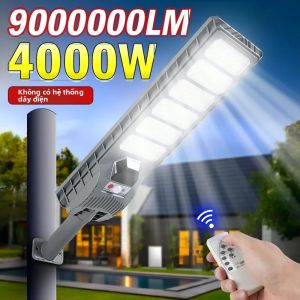 Đèn Năng Lượng Mặt Trời Ngoài Trời 9000000LM 4000W/3000W/1000W Chống Thấm Nước Đèn Đường Đèn Pha Đèn LED Cảm Biến Chuyển Động Đèn Sân Vườn Đèn Tường