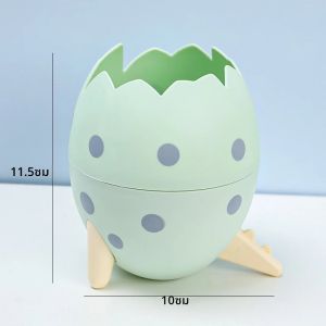 ไข่ไดโนเสาร์น่ารักที่ถอดออกได้ผู้ถือปากกาดินสอหม้อคอนเทนเนอร์เครื่องเขียน Office Desktop กล่องเก็บเครื่องประดับเด็กของขวัญ