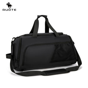 AUOTE Fashion Travel Bag Backpack Handbag Men Shoulder Bag Fitness Bag Dry and Wet Separation Compartment Sports Bag Sling Bag Gym Training Sports Travel Swimming Fitness Bag