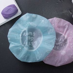 Waterproof Bathing Cap Cartoon PVC Comfortable Wear Thicken Shower Cap for Bathroom