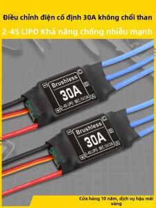 Brushless Electronic Speed Controller for Fixed Wing Model and Multirotor Drones 4S 30A