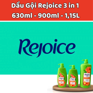 Dầu Gội Rejoice 3in1 Siêu Mềm Mượt  Dung Tích 630ml - 900ml - 115L  Chính hãng.
