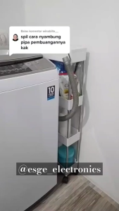 COD PIPAS Selang Pembuangan Air Mesin Cuci Water Outlet Pipe Hose - PY550