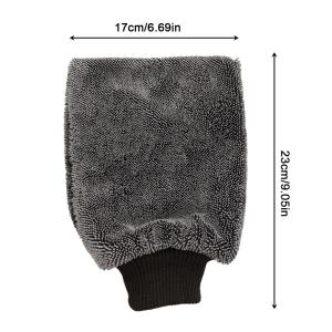 Car Wash Gloves Polyester Yarn Fleece Gloves Washing Wiper Car Cleaning Towel Auto Dust Washer Mitt Car Cleaning Accessories