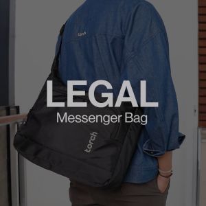 Torch Legal  Messenger Bag Tas Selempang Laptop Kantor Kerja Sekolah