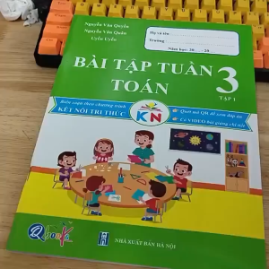 Sách - Bài Tập Tuần - Toán Lớp 3 - Tập 1 - Kết Nối (Qbooks)