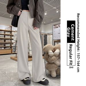 YAYANGREN | High Waist Slim Fit Straight Leg Flared Trousers