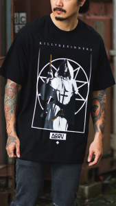 DGRAVE CREATIONS KILL THE SINNERS BLACK T-SHIRT