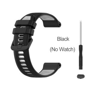 Compatible for Forerunner 965 Band 22mm Soft Silicone Strap for Garmin Forerunner 965 Solar 955/945/935 Instinct Accessories
