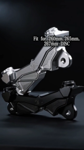 MOKOTO ELITE 4 POT CNC CALIPER BRACKET FOR CLICK V2/V3/V4 PCX 160 V1/V2 NMAX AEROX V2/V3 4POT BRACKET FOR MOTORCYCLE