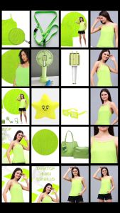 Tanktop Wanita Hijau Neon Warna Ijo Stabilo Ukuran M-3L