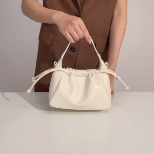 Manluo Shoulder Bag Tas Bahu Tas Tangan Wanita Hand Bag Sling Bag Selempang dengan Tali Pengikat Fashionable dan Praktis