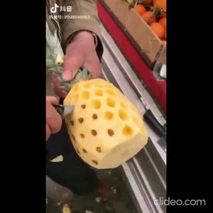 Pineapple seed clip Corer Remover Creative Stainless Steel Pineapple seed clip Practical Cutter  Clip 黄莉夹 菠萝夹