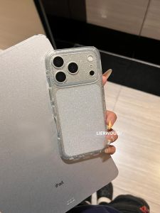 LIANGWU | Translucent Glitter Luxury Slim Case