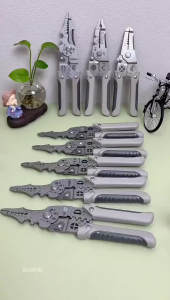 Ten functions in one wire stripper pliers crimping tool wire cutter Very practical multi toolnow