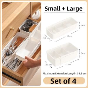 UBT | Extendable Kitchen Drawer Organizer Storage Box