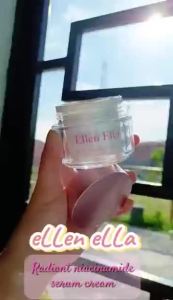 Ellen Ella Niacinamide Serum Whitening Cream 30g & Anti Aging Serum Reduce Fine Lines 35ml