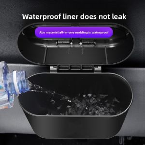 For Mercedes Benz GLC-Class X204 2008~2015 Car Door Clip Stand Holder Kit With Lid Leak-proof Hanging Mini Trash Can Accessories