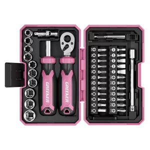Rapid Ratchet Wrench Screwdriver and Hex Bits Socket Set