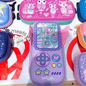 225Australian Smiggle Narrow Version Childrens Pencil Case Primary and Secondary School Students Cartoon Stationery  Stationery Storage Modeling Pencil Case