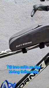 Túi Treo Xe Đạp Gắn Sườn Trước Chống Thấm Nước Nylon Cao Cấp Kích Thước 25.5x8.5x5cm Dễ Vệ Sinh & Chống Mài Mòn MAI LEE