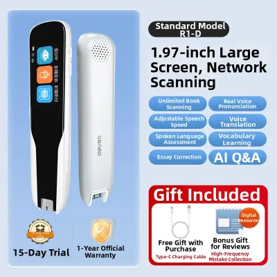 deli | Voice Translation Touchscreen Multipurpose AI Dictionary Scanning Pen