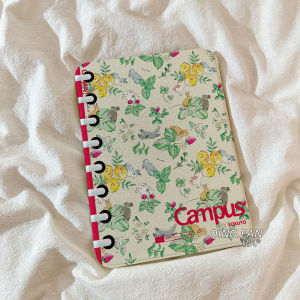 เคสป้องกัน iPad รุ่นใหม่ 11 นิ้ว ลายกระต่ายใบไม้เขียว 360 องศา พร้อมช่องเก็บปากกา Apple Pencil สำหรับ iPad pro 2024