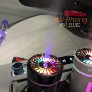 Máy khuếch tán tinh dầu xe hơi phun sương Aroma | máy xông tinh dầu ô tô bàn làm việc