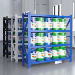 XM ชั้นวางของ ชั้นเหล็กฉาก ชั้นวางสินค้า โกดังคลังสินค้า 1000กิโล แข็งแรงและทนทาน ปรับได้ เหล็กหนา Warehouse shelf คลังสินค้า ชั้นเก็บอุปกรณ์