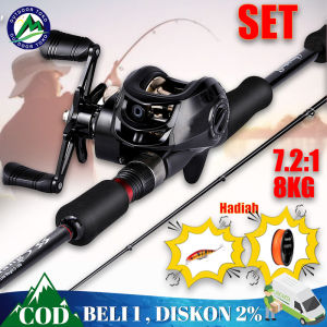 Joran Dan Reel Set / pancing casting full set / 1 Set Joran Dan Reel Bc / pancing 1 set lengkap kuat / 1 Set Joran Spinning Dan Reel / Reel Baitcasting 1 Set Joran / joran bc casting 1 set / joran murah cuci gudang / joran pancing 1 set