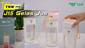 TNW KJ8 Juice Blender 10 Pisau Portable Jus Belender Buah 500ml Juicer Ice Crusher 3000mAh Rechargeable