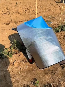 2IN1 80CM/90CM Outdoor Sun Protection Cloak - UV Resistant Farming Cape Breathable Field Work Wear Dengan Hood