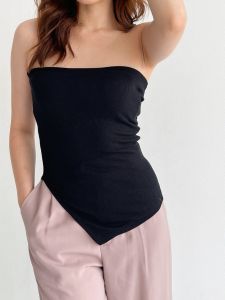 AMstore999 - Claudien Tube Top - Kemben Polos Baju Dalaman Wanita - Atasan Inner Rib Knit - Tanktop Kemben