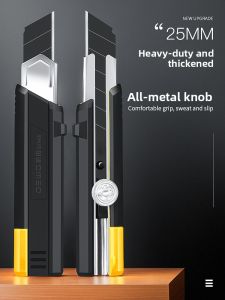 Heavy Duty Industrial Grade Stainless Steel Craft Knife 25mm Extra Large Thickened Steel Wallpaper Scissors QTA66 Hand Tool