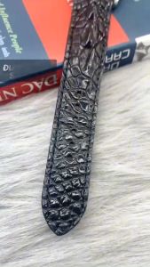 Dây Da Đồng Hồ Gai Chân Cá Sấu Mạnh Mẽ Cao Cấp Tiện Lợi Songhan Leather Dây Đồng Hồ Da Thời Trang Kèm Khóa. Size 20 21 22 24