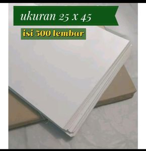 ISI 500 LEMBAR KERTAS TISU UKURAN 25X45 CM BUAT BUNGKUS SEPATUSENDALHAMPERSJILBABDAN LAIN LAIN