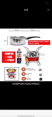 Gas Portable Original temurah 330 gram Gratis Ongkir
