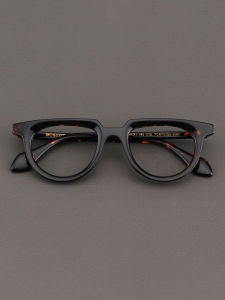 Moscot Lemtosh Frame Mens Plate Retro Frosted Black Hawksbill Color Frame American Cat Eye Frame Womens Fashion