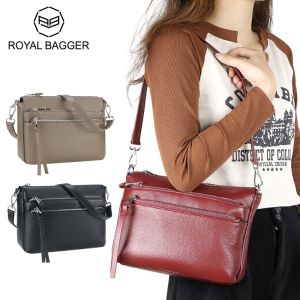 Smart King กระเป๋าพาดลำตัวสำหรับผู้หญิงหนังแท้ _ กระเป๋าเงินสะพายไหล่แฟชั่นลำลองกระเป๋าทรงสี่เหลี่ยมเล็กมีซิป3101