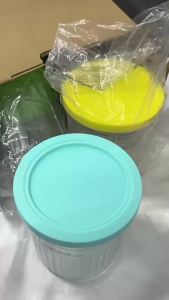 Hot Containers Replacement for Ninja NC500 NC501 Creami Deluxe Pints Lids Creamy Ice Cream Containers Cups Set Family Size