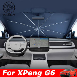 For XPENG G6 xiaopeng G6 2026 2025 2024 Car Windshield Sunshade Foldable Umbrella amry Front Heat Insulation Accessories