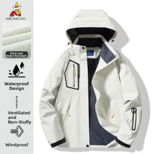 Mexican | Windproof Waterproof Outdoor 3-in-1 Detachable Jacket