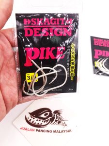 1PCK 5PCS KILLER PIKE ASSIST HOOK SKAGIT DESIGN JIGGING PIKE